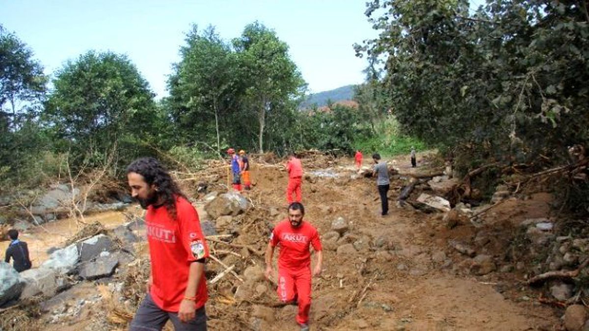 Rize\'deki Şiddetli Yağış