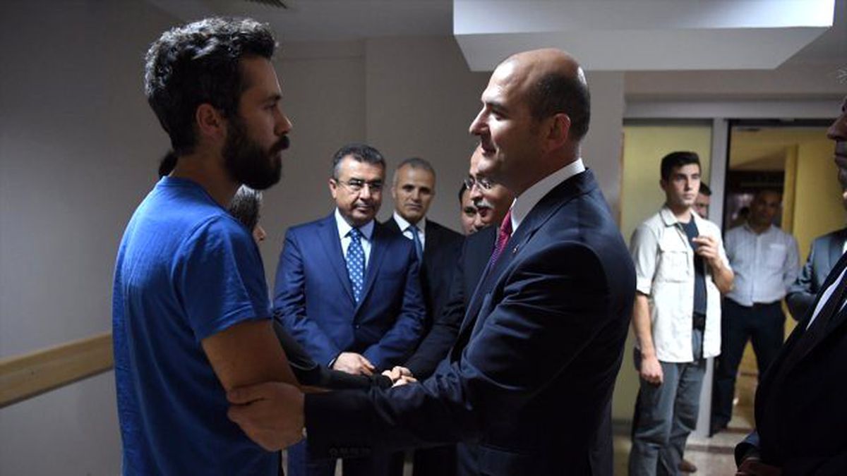 Taze Bakan Soylu\'dan TEM Daire Başkanı Aslan\'a Ziyaret