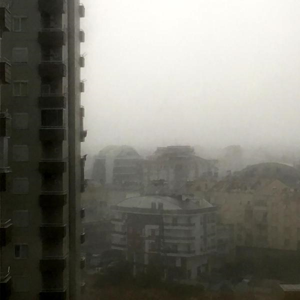 Antalya\'da Fırtına, Şiddetli Yağmur ve Dolu (1)