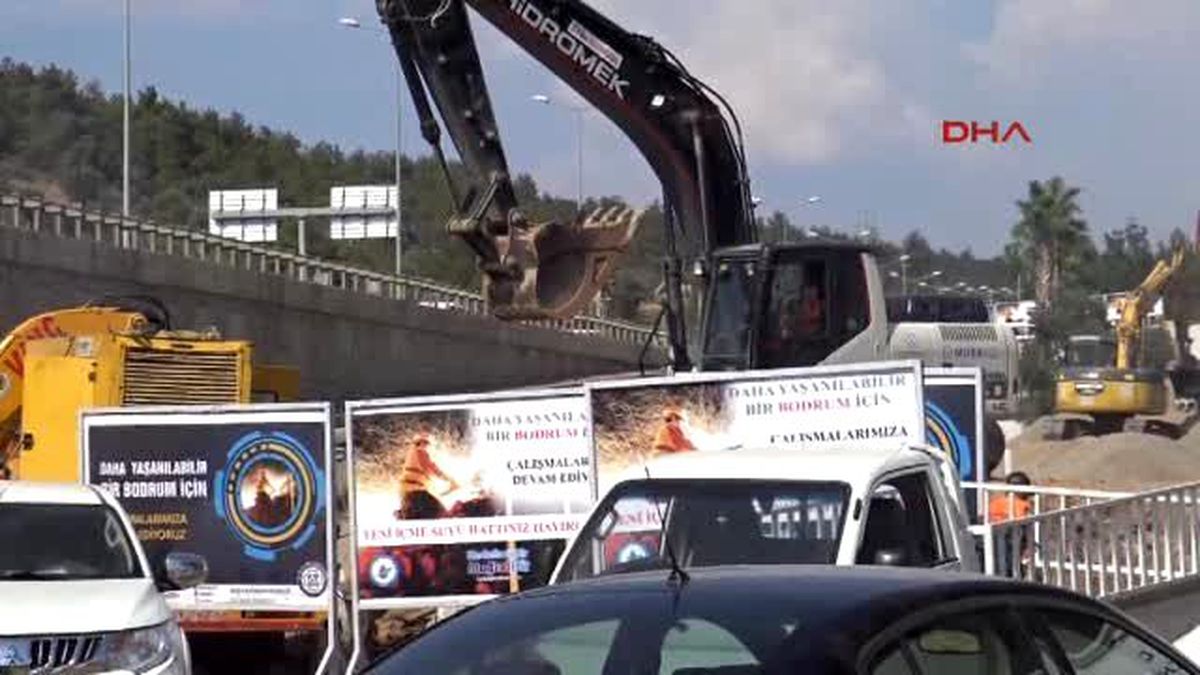 Bodrum Büyükşehir Başkanı Gürün\'den Su Sorunun Yaşandığı Bodrum\'da İnceleme 1-