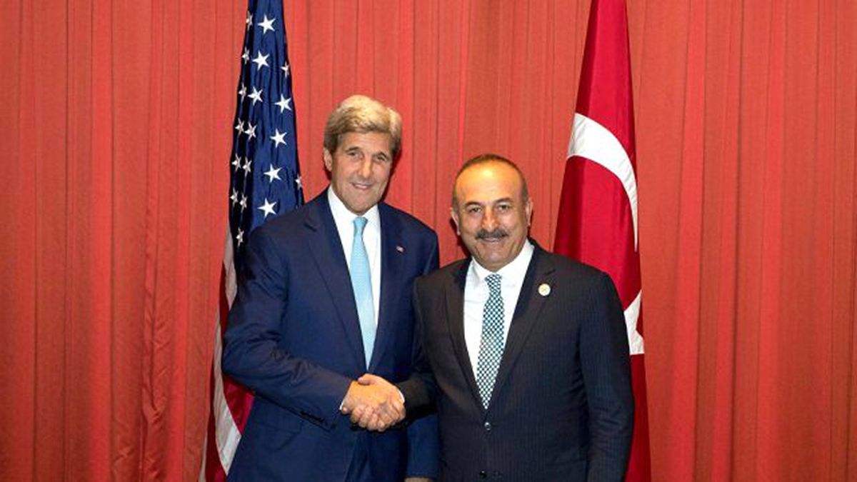Çavuşoğlu, Kerry ile Görüştü