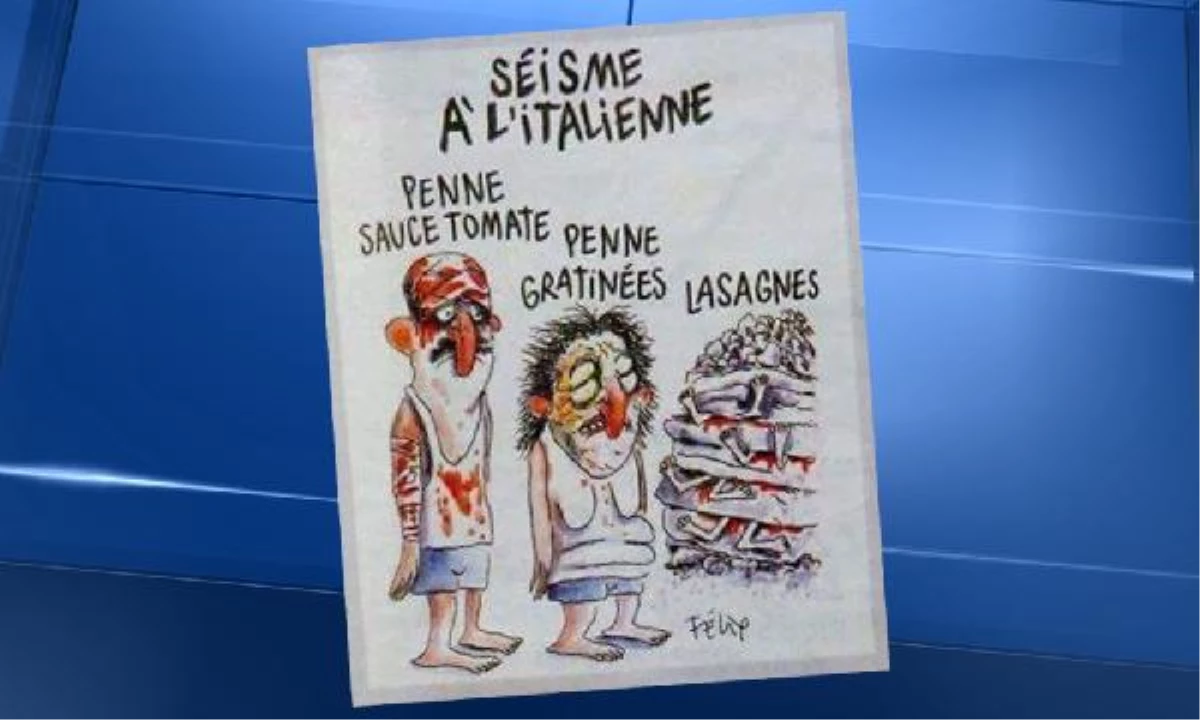 Charlie Hebdo\'nun Karikatürü İtalyanların Tepkisini Çekti
