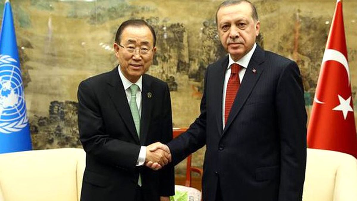 Cumhurbaşkanı Erdoğan, Çin\'de BM Genel Sekreteri ile Görüştü