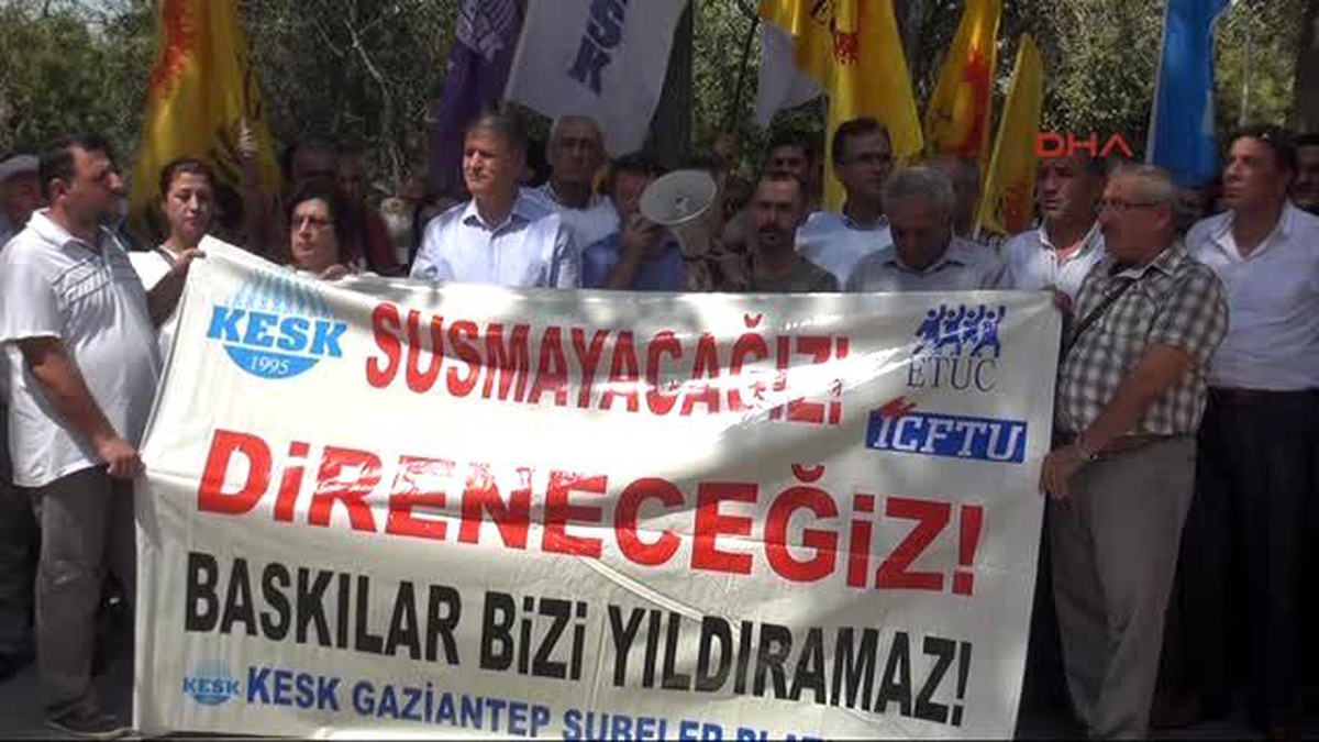 Gaziantep Stk\'lardan Kesk Üyelerinin Görevlerinden Uzaklaştırılmalarına Tepki