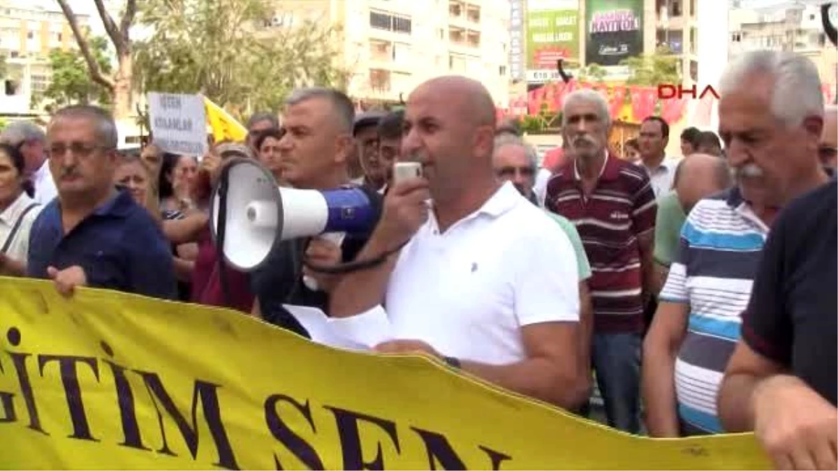 İskenderun Kamudan İhraçlara Oturma Eylemi ile Protesto