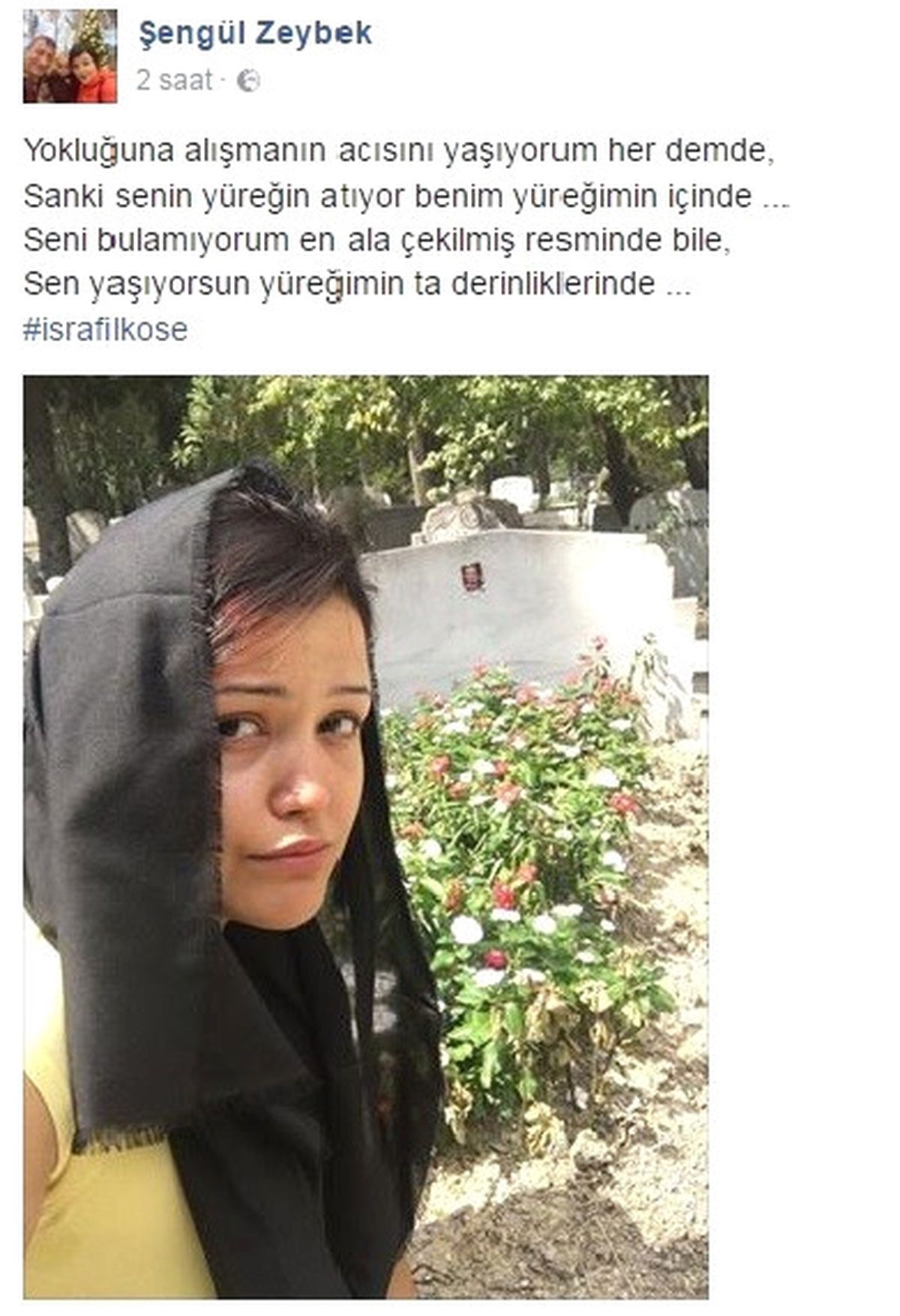 İsrafil Köse\'nin Eşinden Duygulandıran Paylaşım