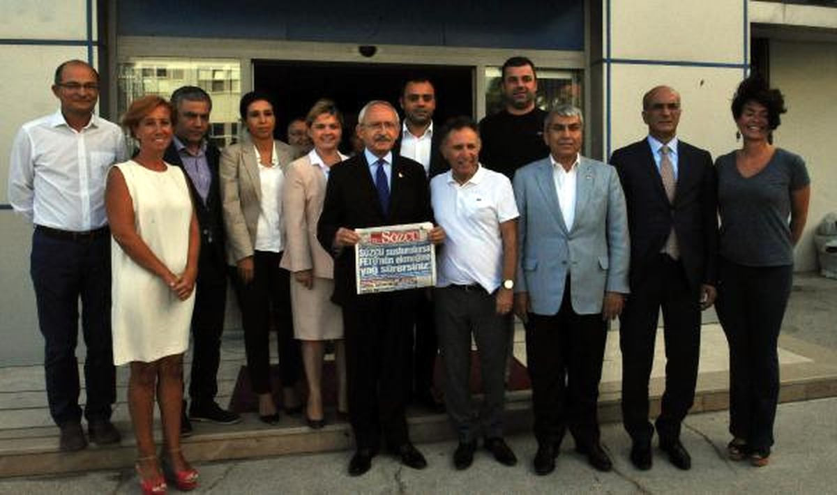 Kılıçdaroğlu Sözcü Gazetesini Ziyaret Etti
