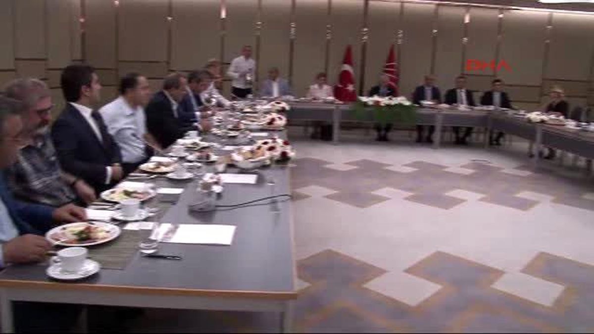 Kılıçdaroğlu, Tv Yöneticileri ile Görüştükten Sonra Açıklama Yaptı
