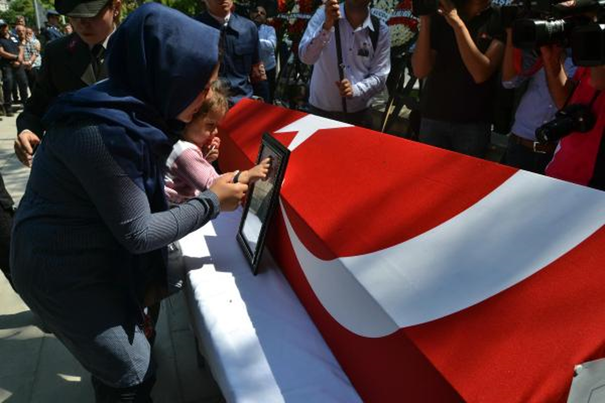 Şehit Uzman Çavuş Kadir Çelebi, Kayseri\'de Toprağa Verildi (2)