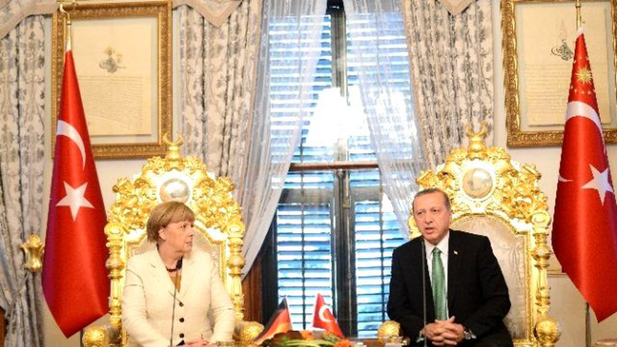 Erdoğan\'ın Merkel\'i Kabulü Sona Erdi