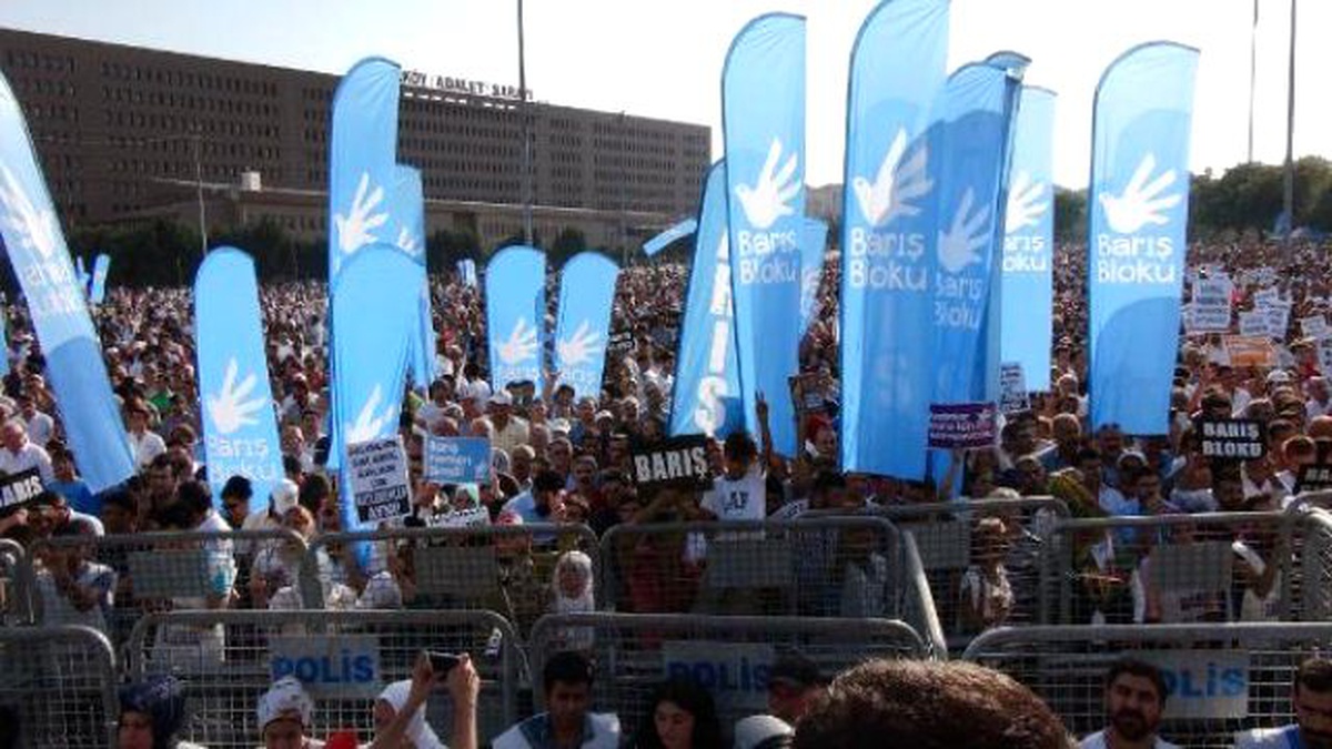 Bakırköy Halk Pazarı\'nda "Barış Mitingi" (1)