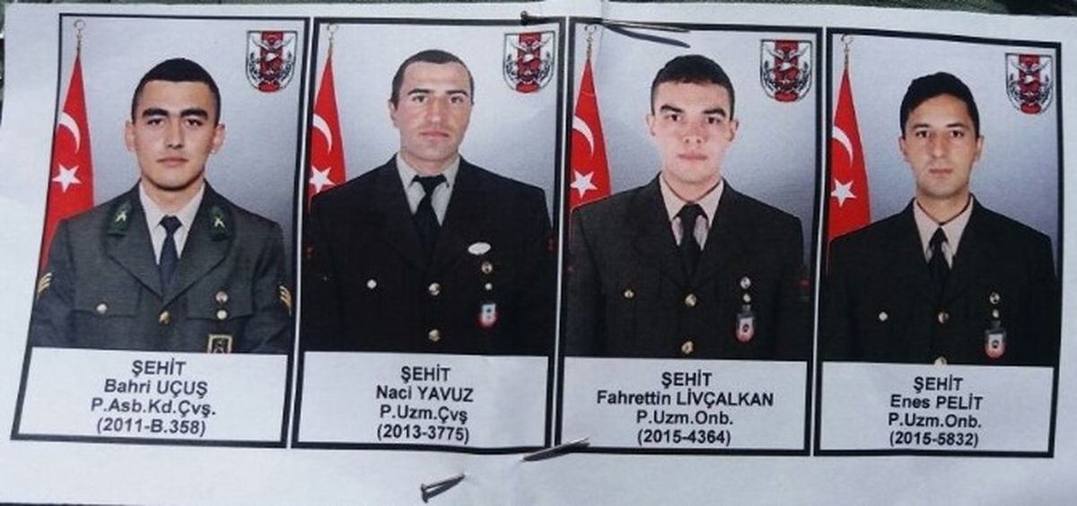 Çukurca Şehitlerine Uğurlama