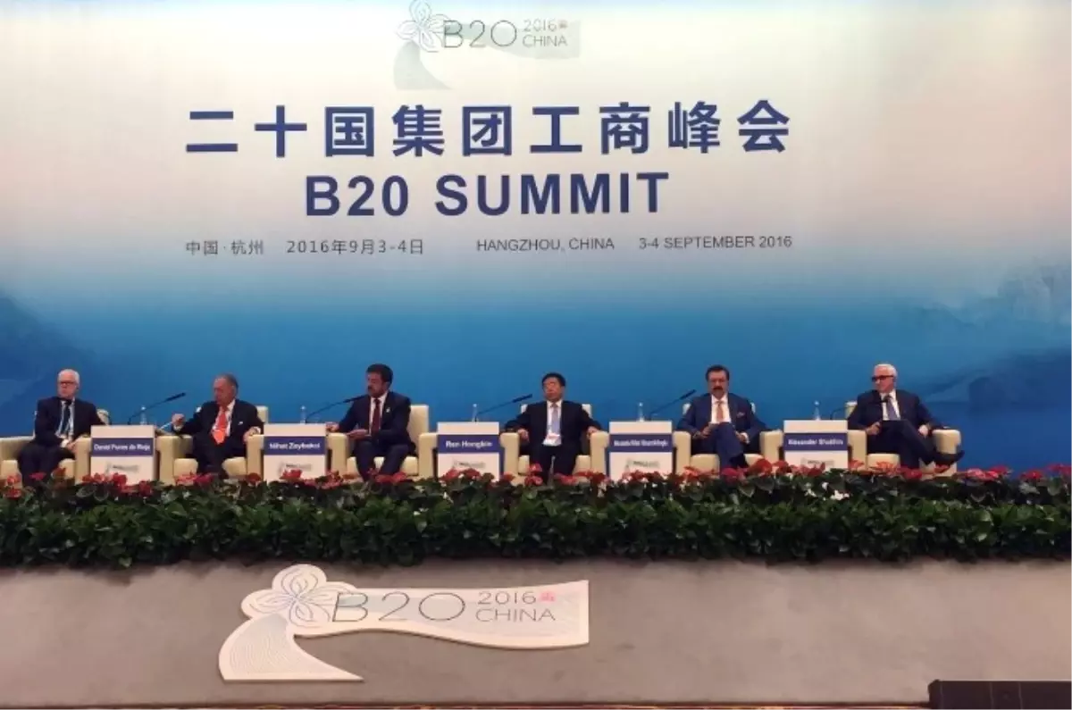 Hisarcıklıoğlu Çin\'de "Ticaretin Önünü Açmalıyız" Mesajı Verdi