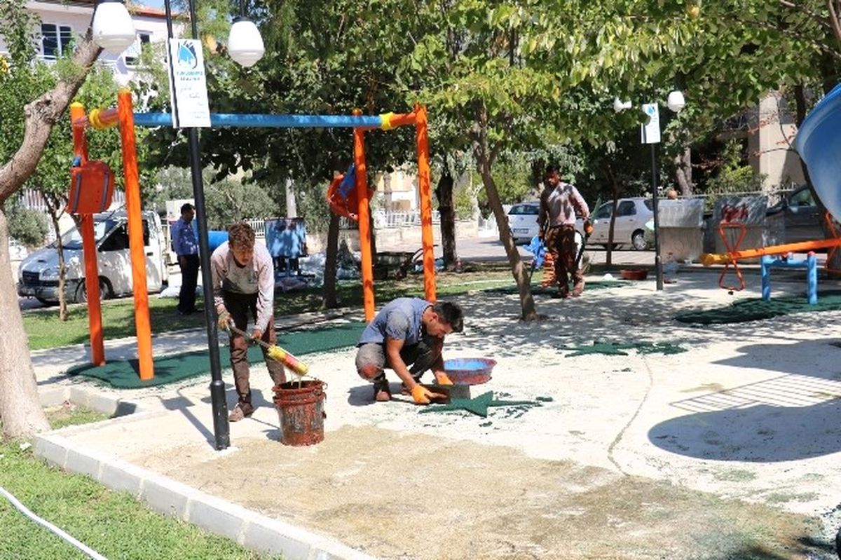 Yunusemre\'de Oyun Parkları Yenileniyor