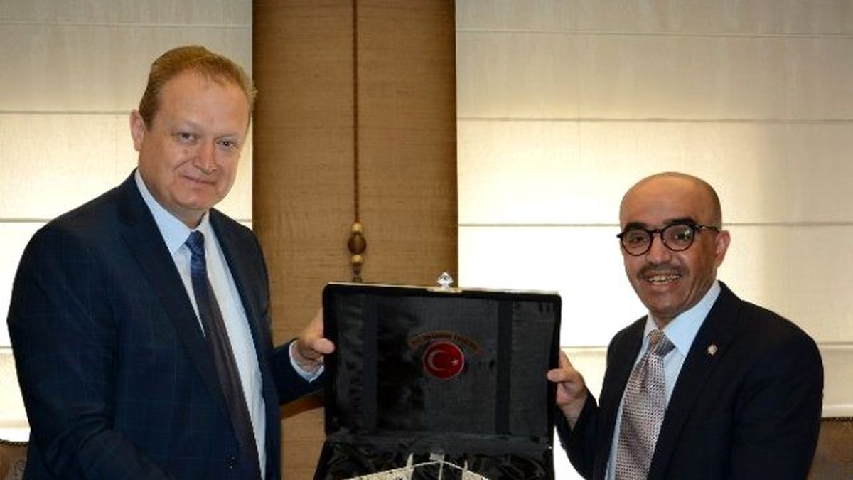 Arap Turizm Örgütü Başkanı El Fehaid, Vali Yavuz\'u Ziyaret Etti