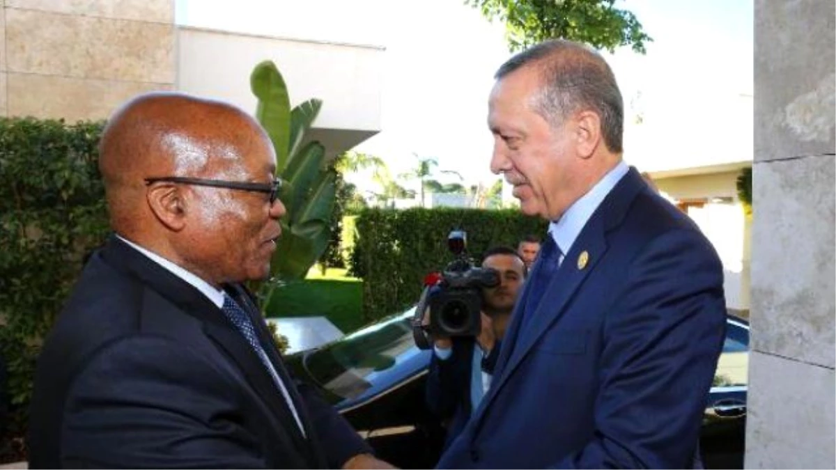 Cumhurbaşkanı Erdoğan, Güney Afrika Devlet Başkanı Zuma ile Görüştü