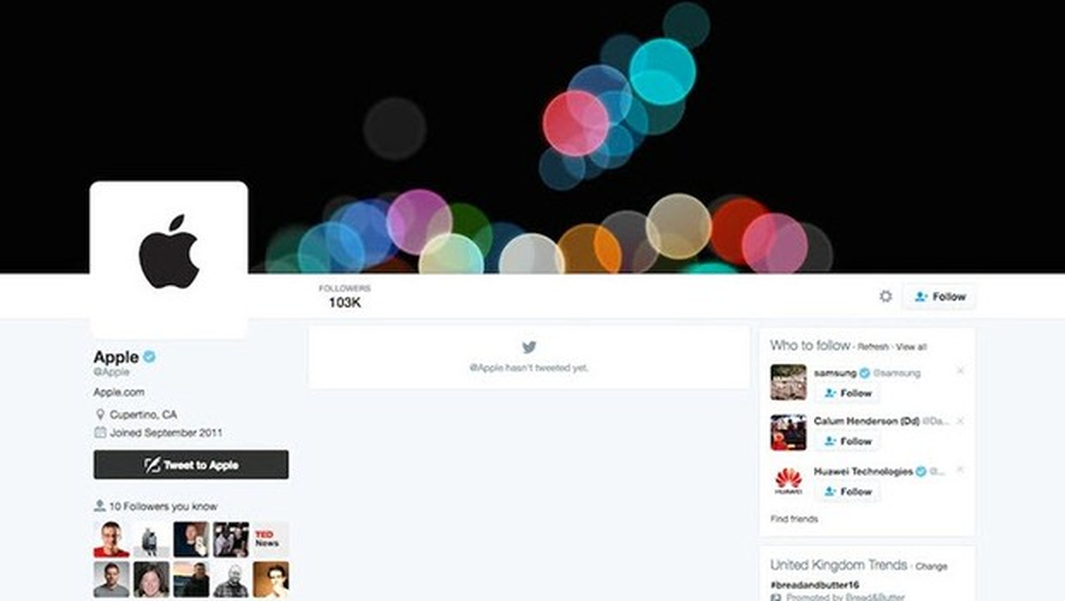 İphone 7 Apple\'ın Twitter Hesabını Canlandırdı