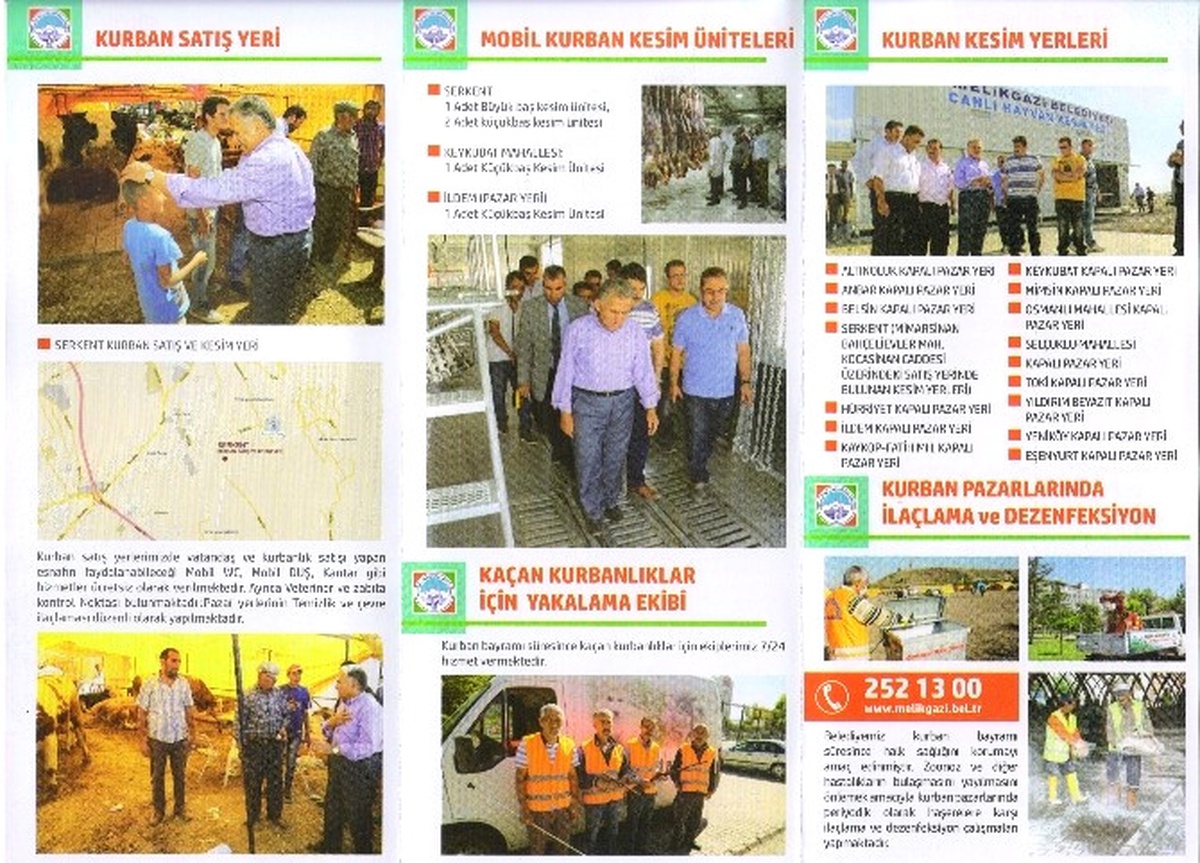 Melikgazi Belediyesi Kurban Broşürü Hazırladı
