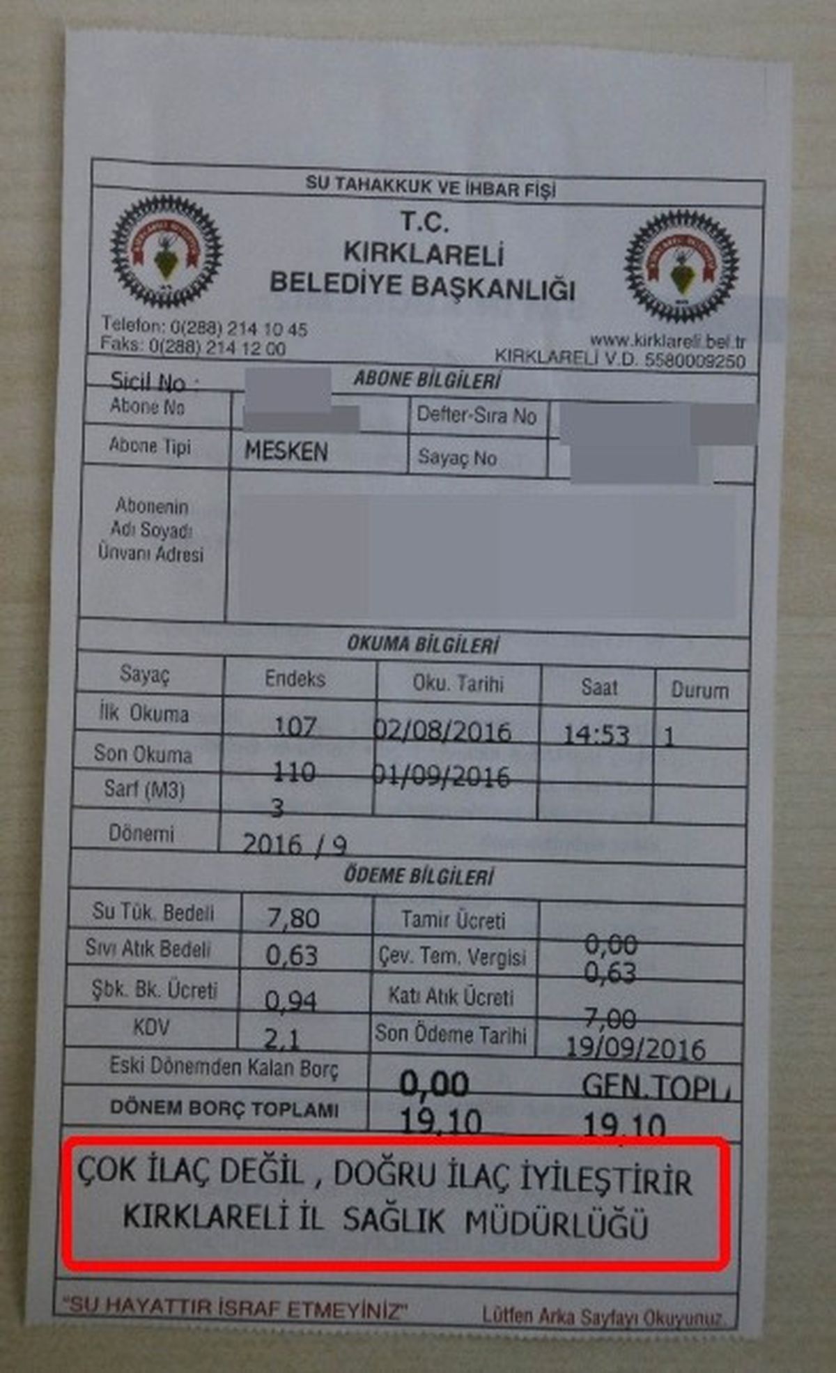 Akılcı İlaç Kullanımına Sloganlı Destek
