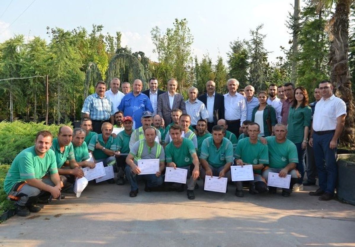 Bahçıvanlar Sertifikalarını Aldı