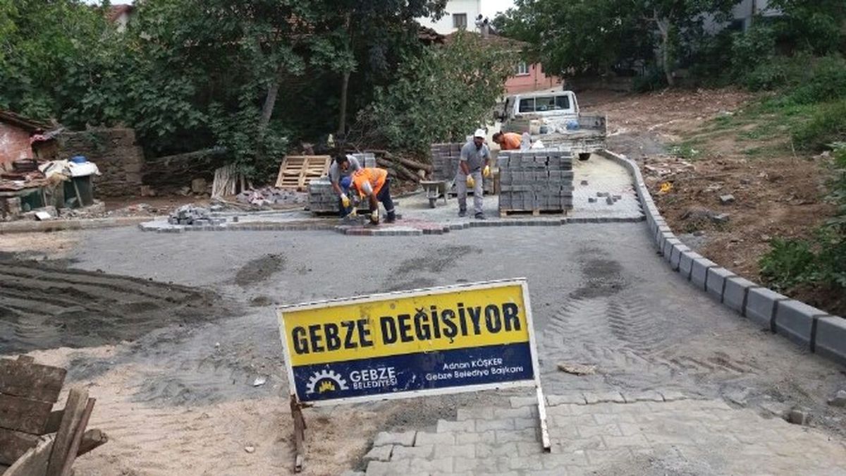 Gebze\'de Üst Yapı Çalışmaları Devam Ediyor
