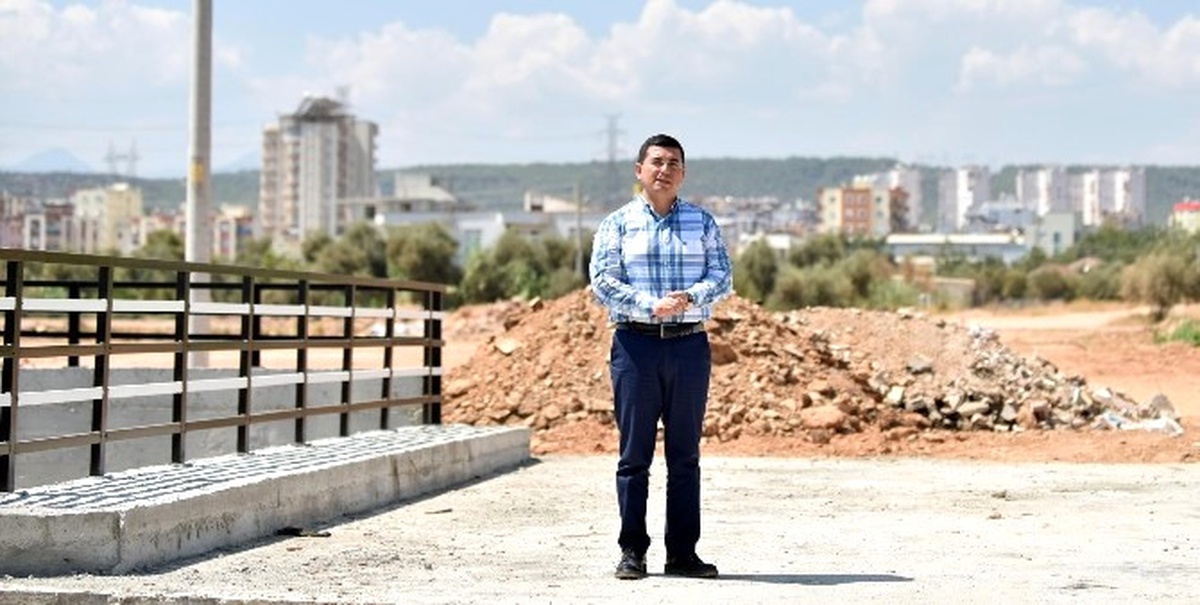 Kepez Belediyesi\'nden DSİ Kanalına 13. Köprü