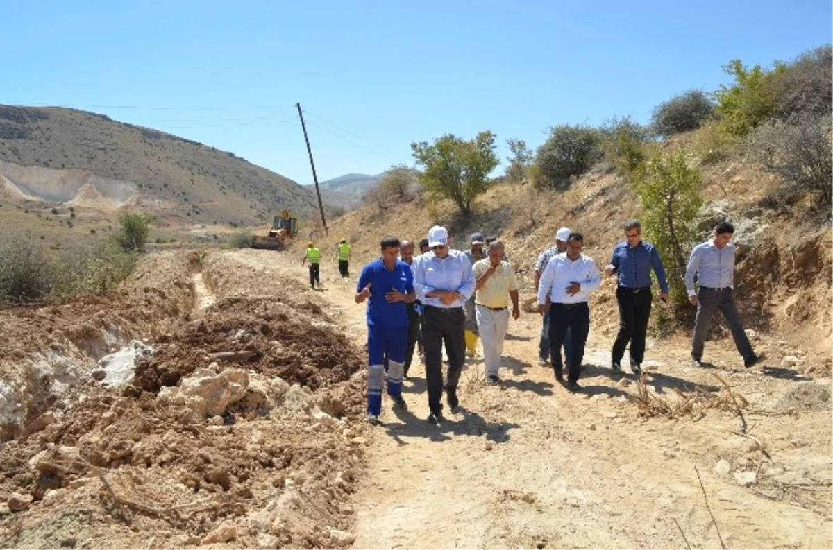 Maski Genel Müdürü Akçadağ\'da İncelemelerde Bulundu