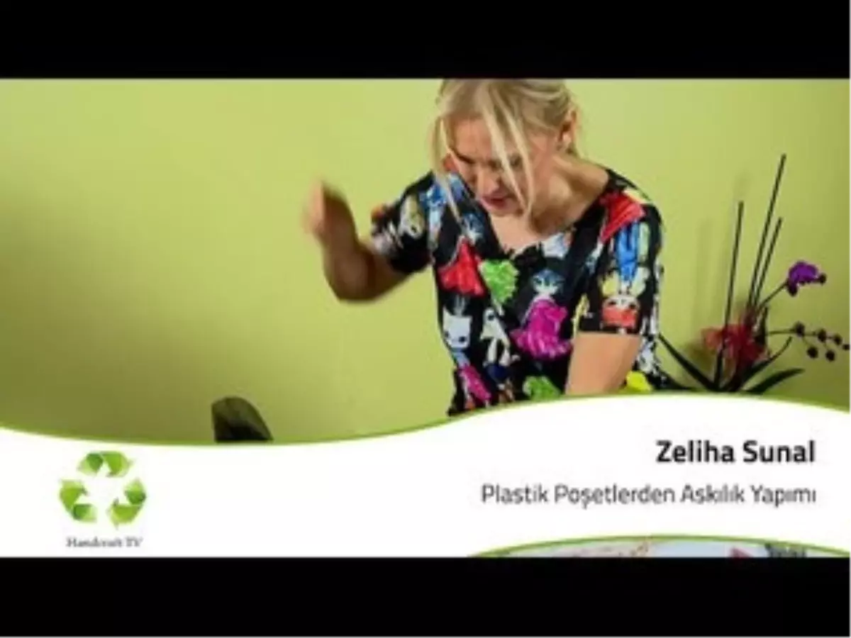 Plastik Poşetlerden Askılık Yapımı