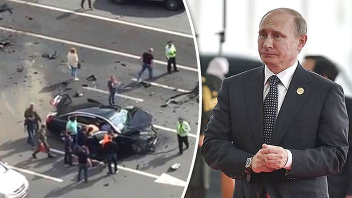 Putin\'in Makam Aracı Paramparça Oldu, Şoförü Öldü