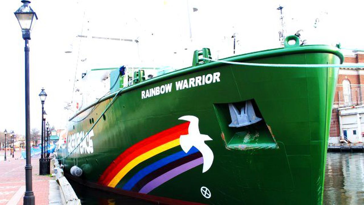 Rainbow Warrior" Bodrum\'da