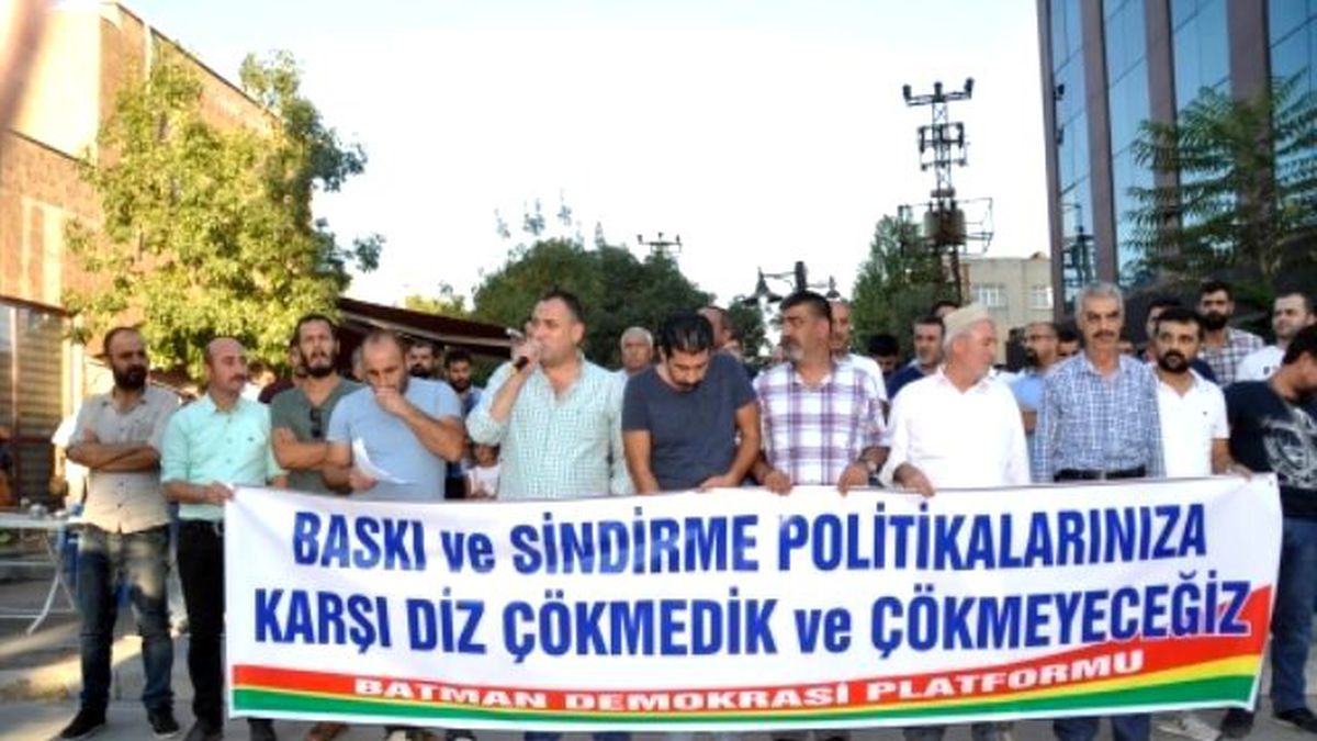 Batmanda STK\'lardan KHK Kararlarına Tepki