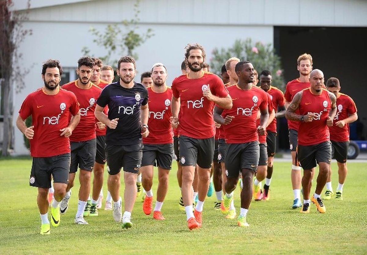 Galatasaray Çift Antrenman Yaptı
