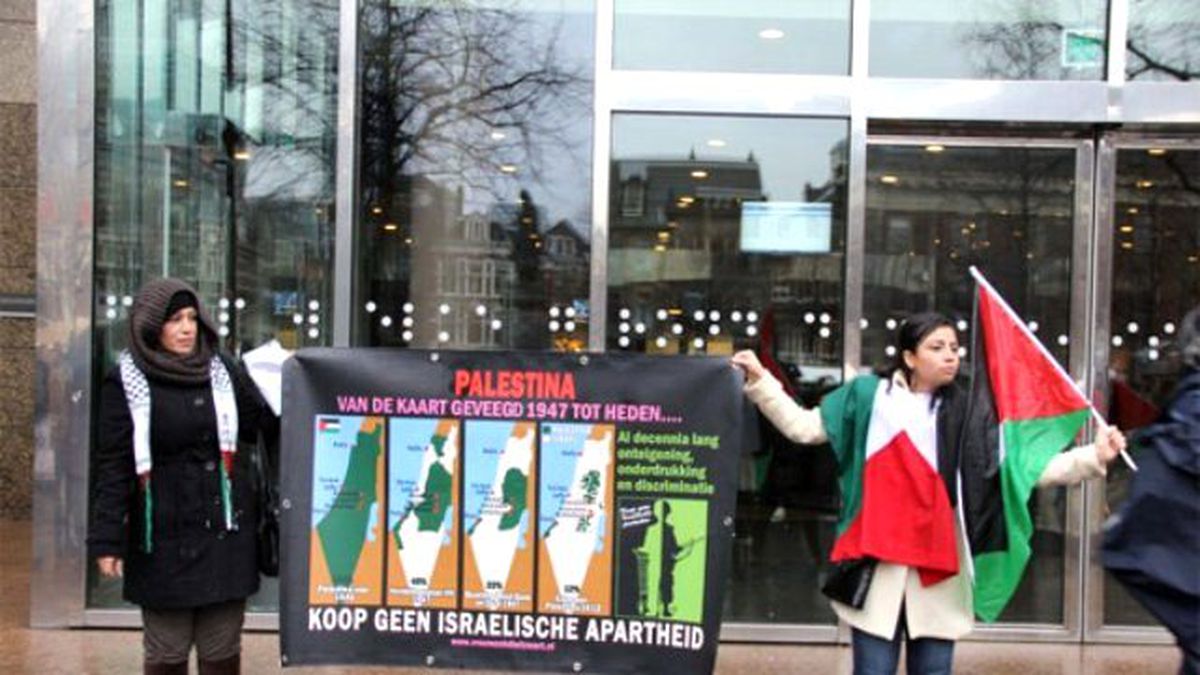 İsrail Başbakanı Netanyahu\'nun Hollanda\'da Protesto Edilmesi