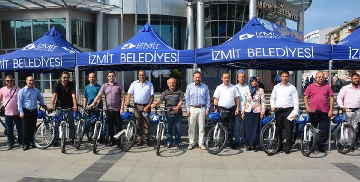 İzmit\'te \'Haydi İşe Bisikletle\' Projesi