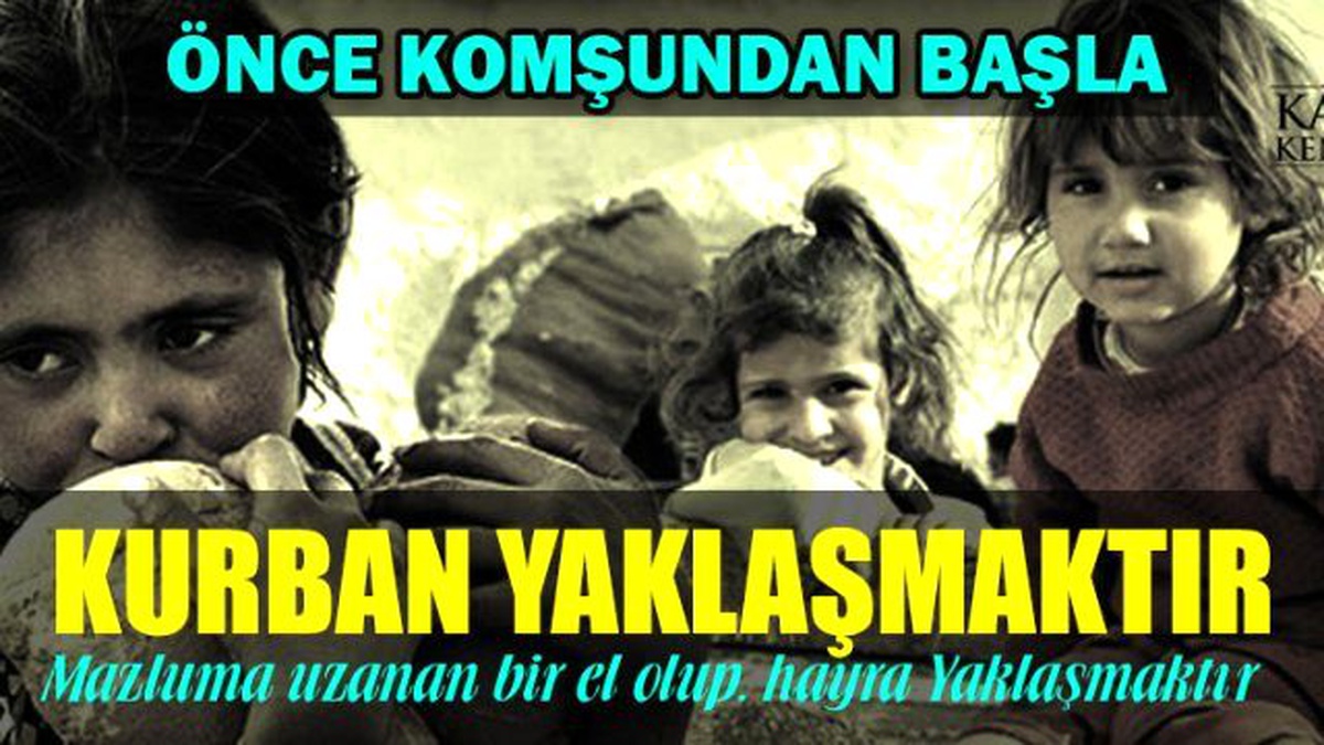 Karaman\'da Önce Komşundan Başla Kampanyası