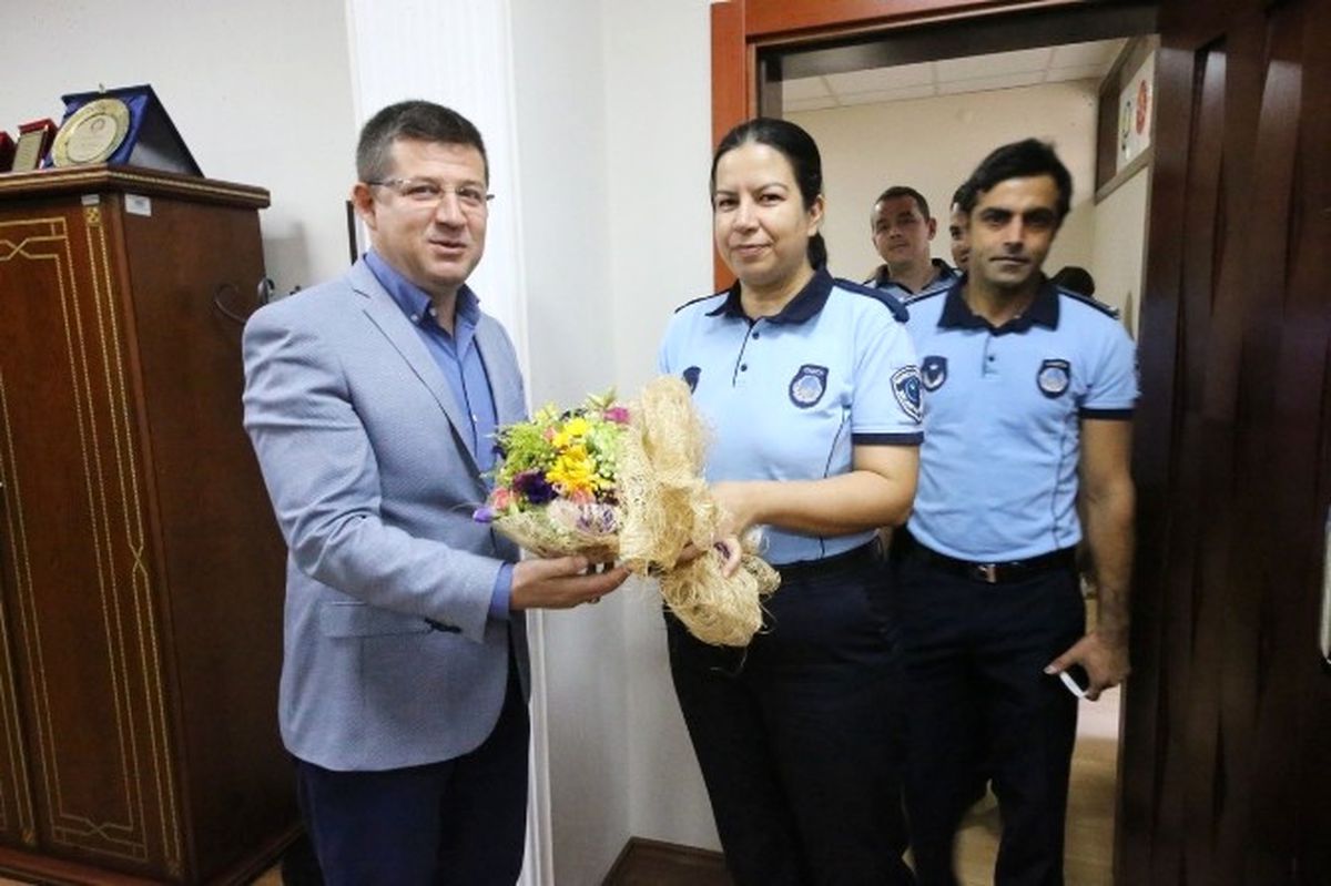 Merkezefendi Zabıtası\'ndan Başkan Subaşıoğlu\'na Ziyaret