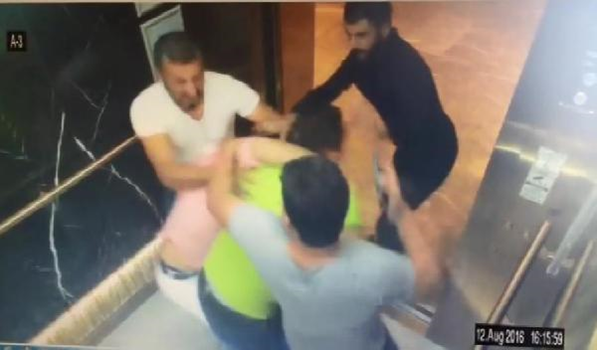 Rezidanstaki Silahlı Saldırı Güvenlik Kamerasında