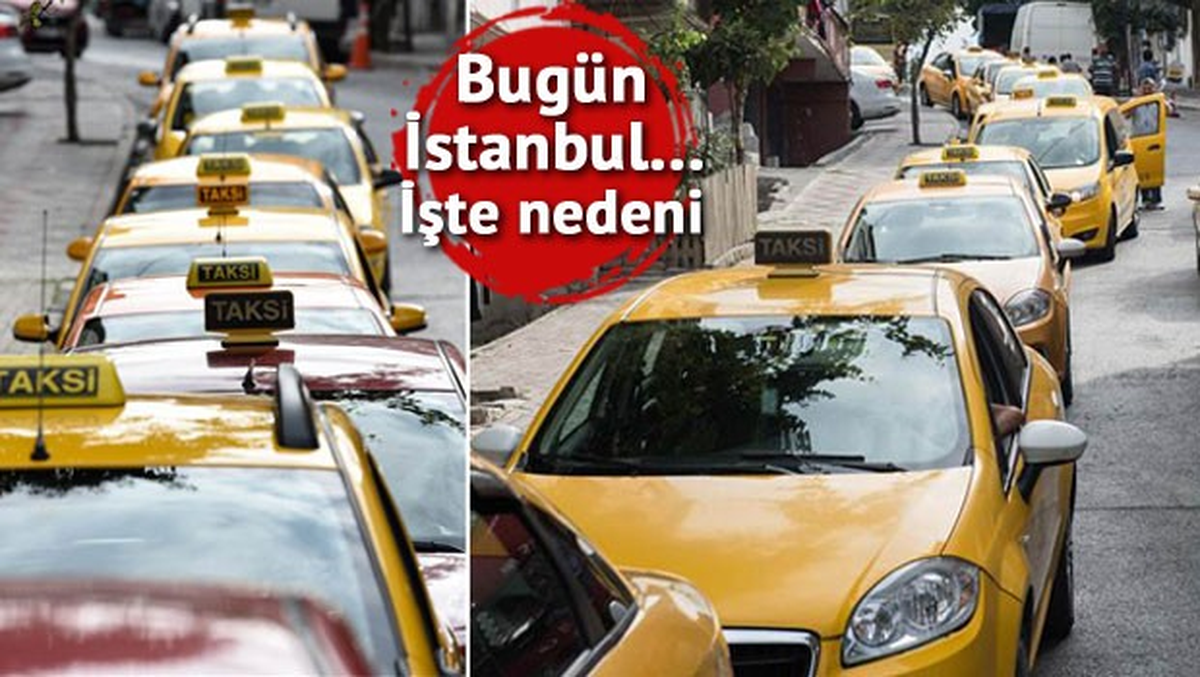 Taksiciler Kuyrukta