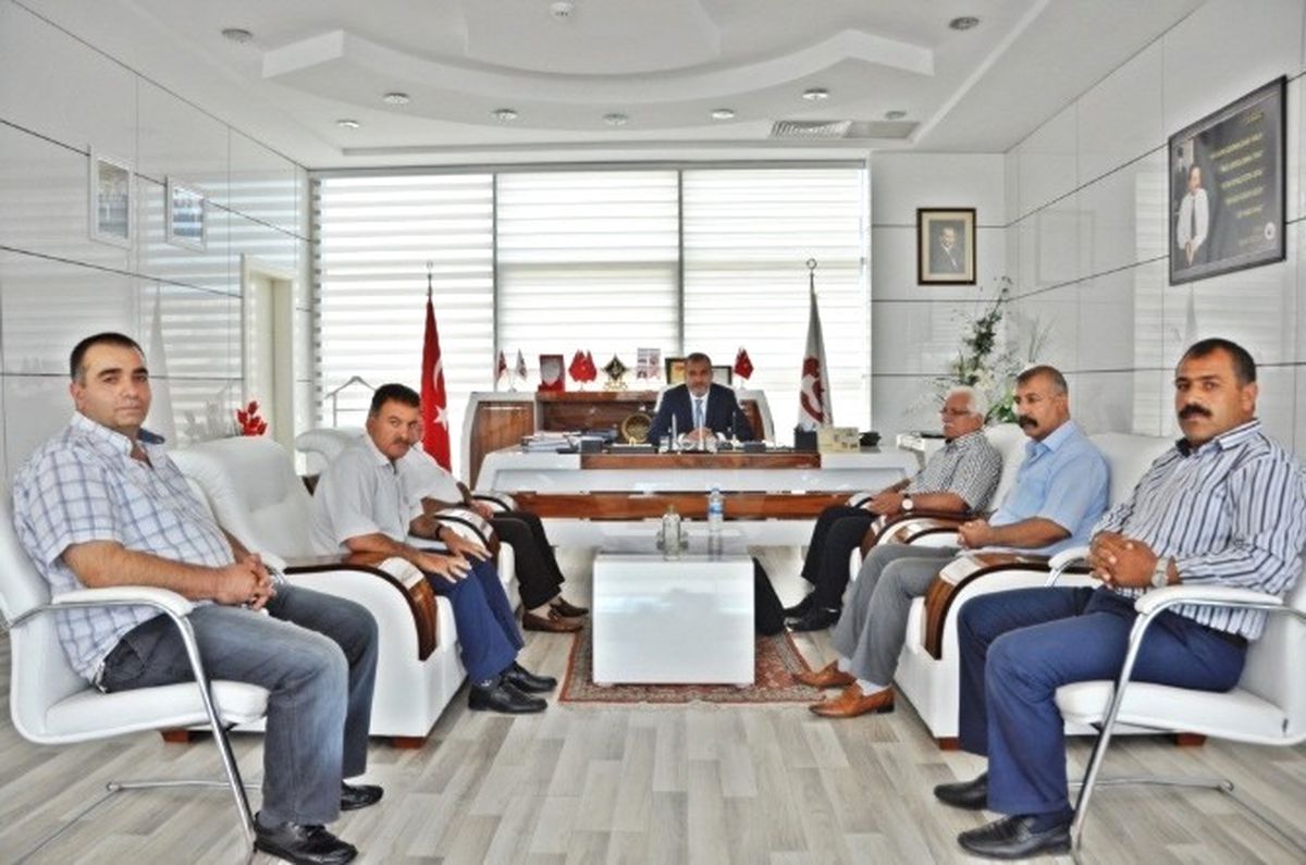 Toplu Taşımacılardan Başkan Alan\'a Ziyaret