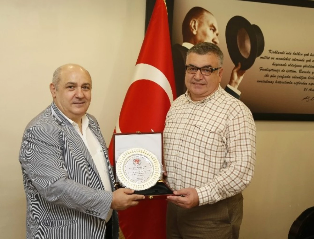 Türkiye Briç Federasyonu Başkanı Aydoğdu\'dan Kesimoğlu\'na Ziyaret