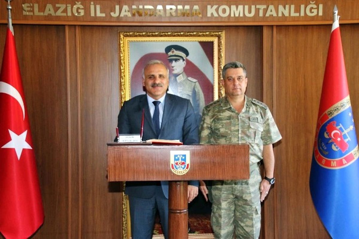 Vali Zorluoğlu\'dan İl Jandarma Komutanlığı\'na Ziyaret