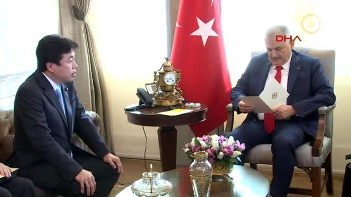 Başbakan Yıldırım, Japonya Uzay Teknolojileri Bakanı ile Milli Eğitim Bakanı İsmet Yılmaz ile...