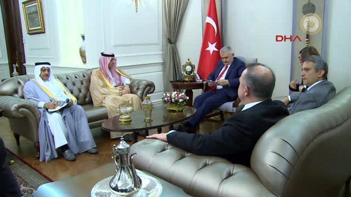 Başbakan Yıldırım, Suudi Arabistan Dışişleri Bakanı Al Jubeir\'i Kabul Etti