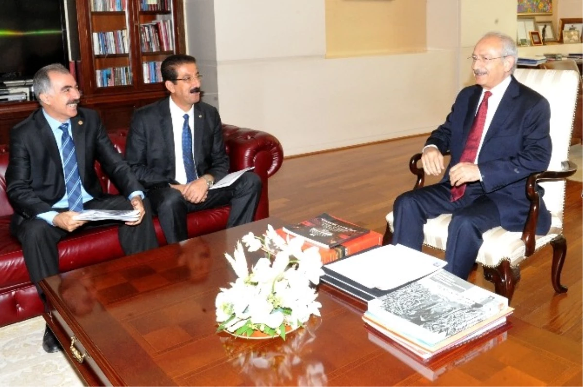 CHP Genel Başkanı Kılıçdaroğlu, Kesk Heyeti ile Görüştü