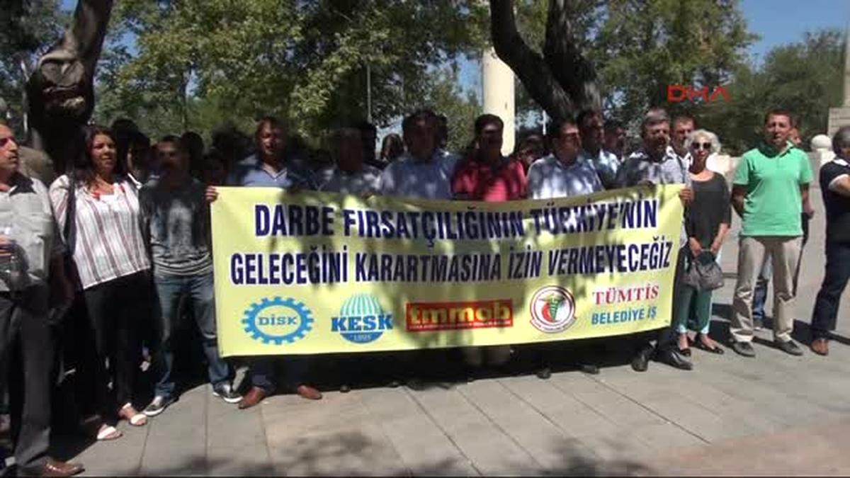 Gaziantep?te Stk?lardan Fetö Soruşturması Protestosu