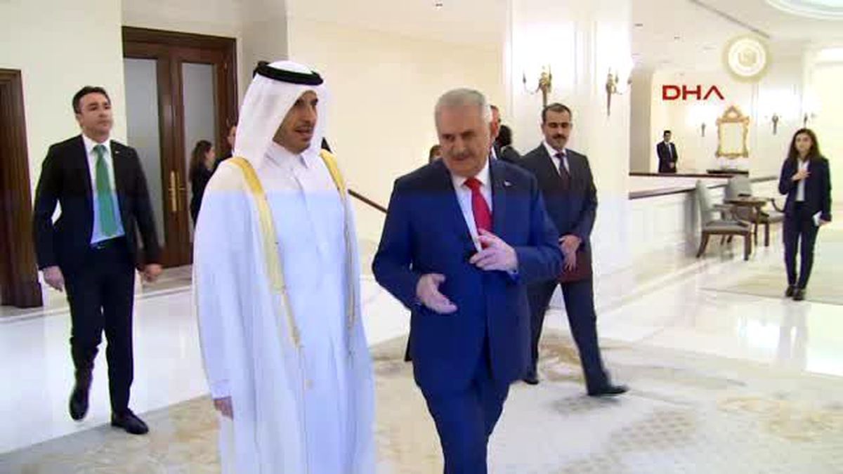 Katar Başbakanı Abdullah Bin Nasır Al Sani, Çankaya Köşkü\'nde