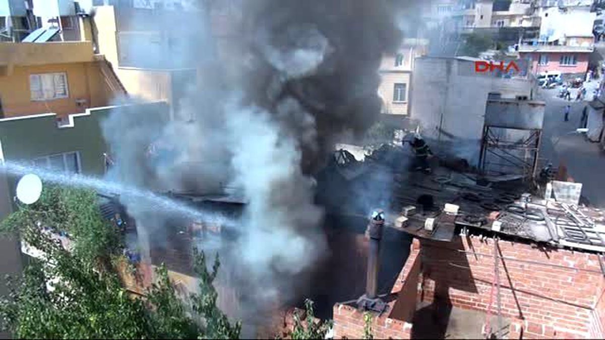 Kilis\'te Korkutan Yangın