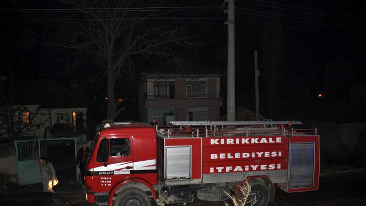 Kırıkkale\'de Ev Yangını