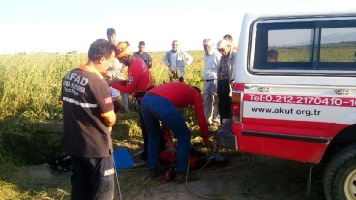 Kuyuya Düşen Keçiyi Akut ve Afad Ekipleri Kurtardı