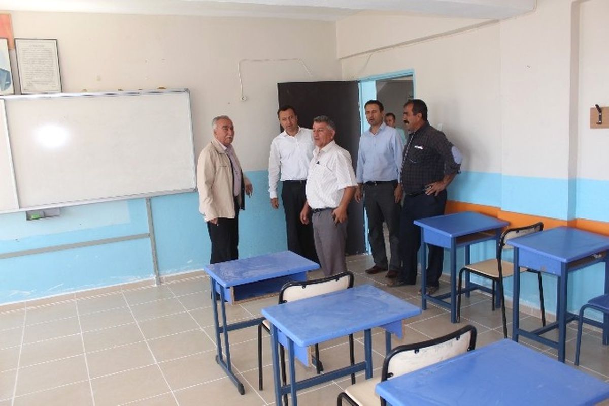 Samsat\'taki Okullar Eğitim Öğretime Hazır